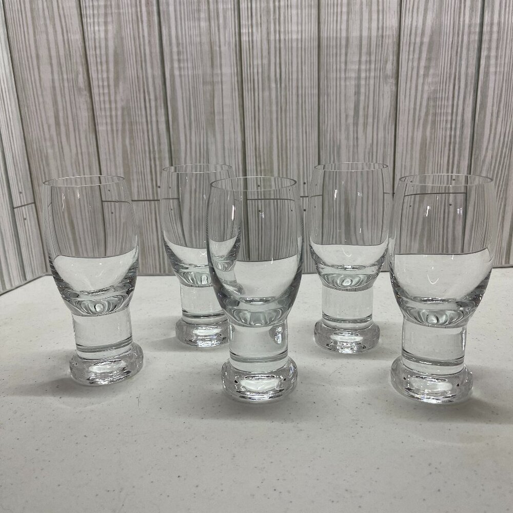 Set of 5 Studio Nova Crystal Stemware